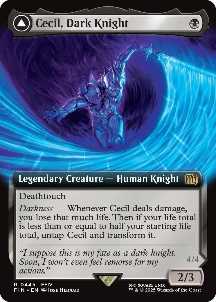 Cecil, Dark Knight // Cecil, Redeemed Paladin (Extended Art) [FINAL FANTASY] | Exor Games Truro
