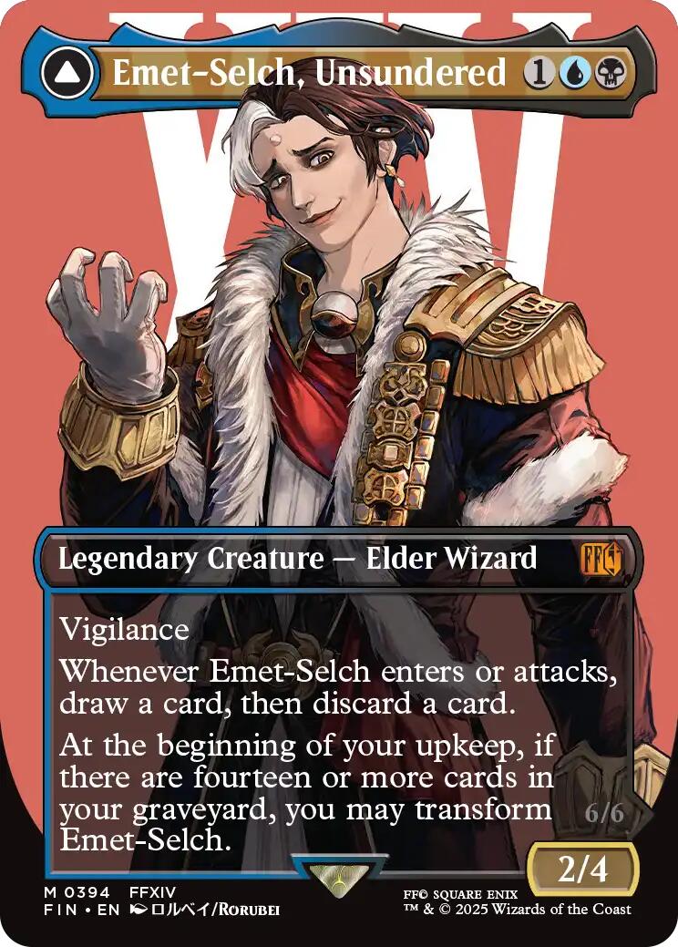 Emet-Selch, Unsundered // Hades, Sorcerer of Eld (Borderless) [FINAL FANTASY] | Exor Games Truro