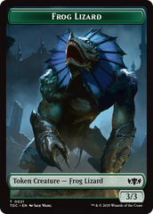 Frog Lizard // Dragon (0014) Double-Sided Token [Tarkir: Dragonstorm Commander Tokens] | Exor Games Truro