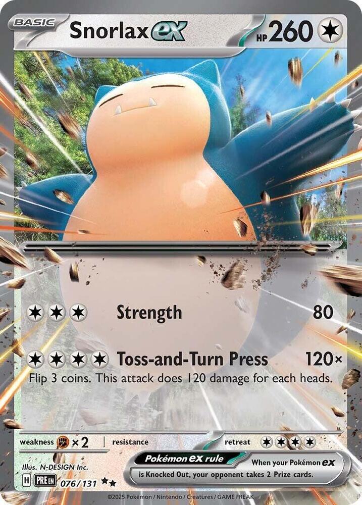 Snorlax ex (076/131) [Scarlet & Violet: Prismatic Evolutions] | Exor Games Truro