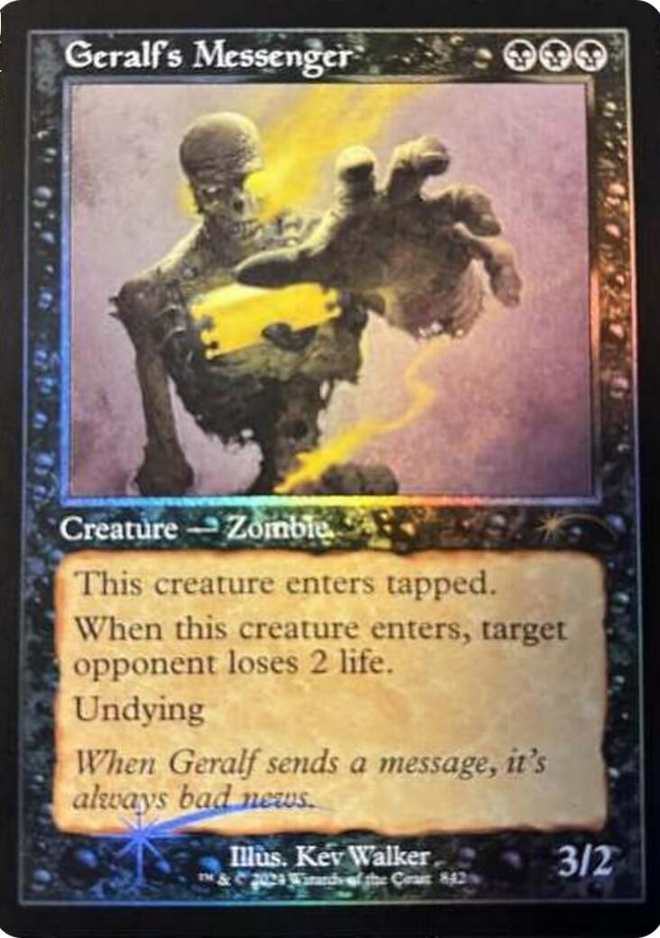 Geralf's Messenger (842) (Retro Frame) [Secret Lair Drop Series] | Exor Games Truro