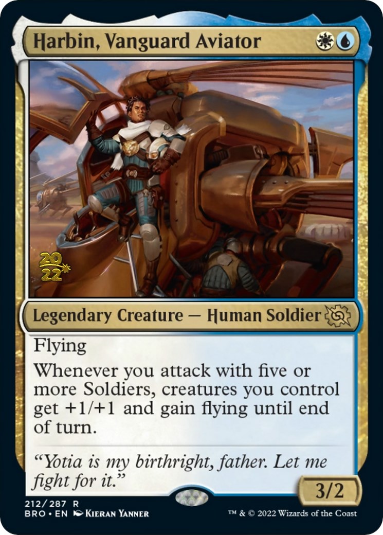 Harbin, Vanguard Aviator [The Brothers' War Prerelease Promos] | Exor Games Truro