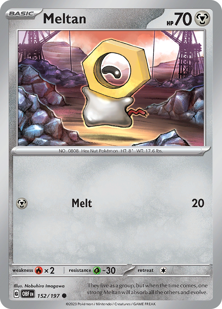 Meltan (152/197) [Scarlet & Violet: Obsidian Flames] | Exor Games Truro
