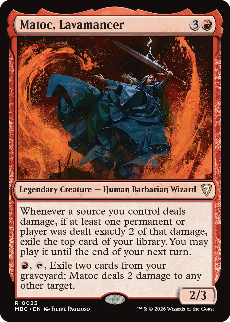 Matoc, Lavamancer [Mystery Booster: Commander Edition] | Exor Games Truro