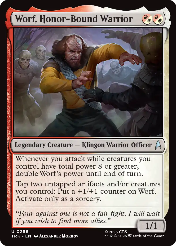 Worf, Honor-Bound Warrior [Star Trek] | Exor Games Truro