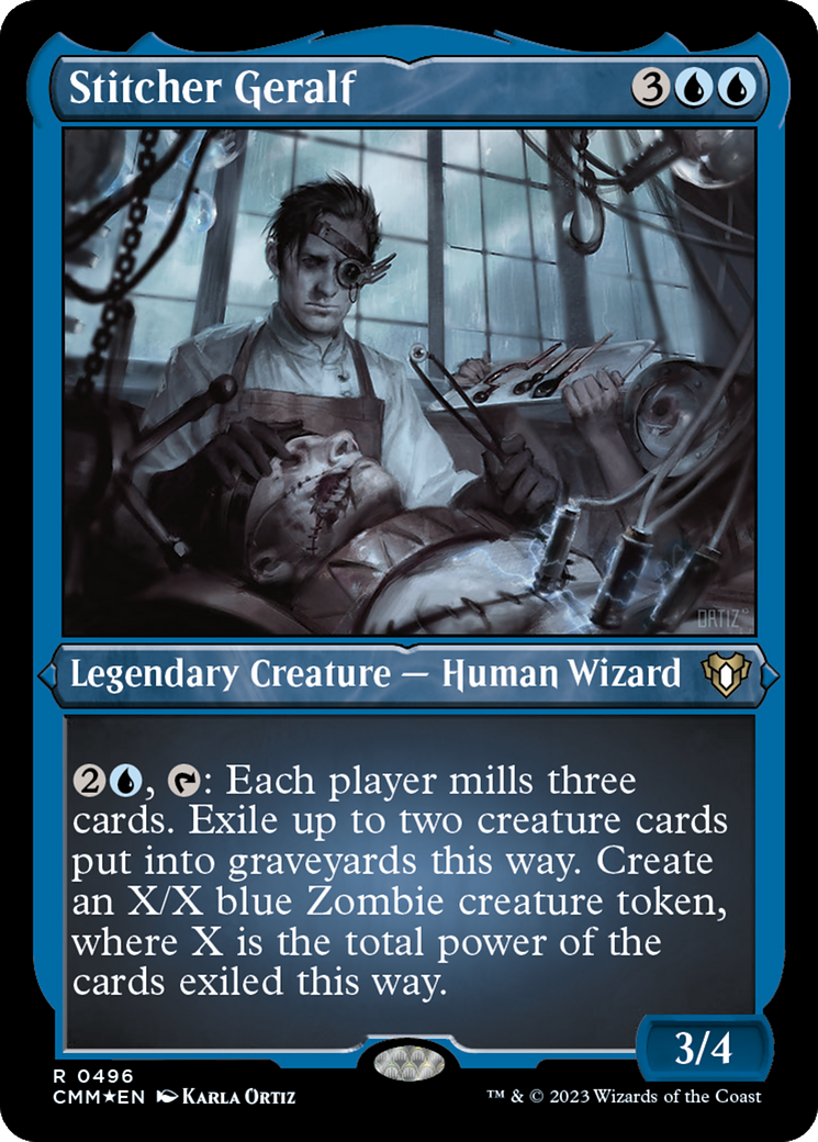 Stitcher Geralf (Foil Etched) [Commander Masters] | Exor Games Truro