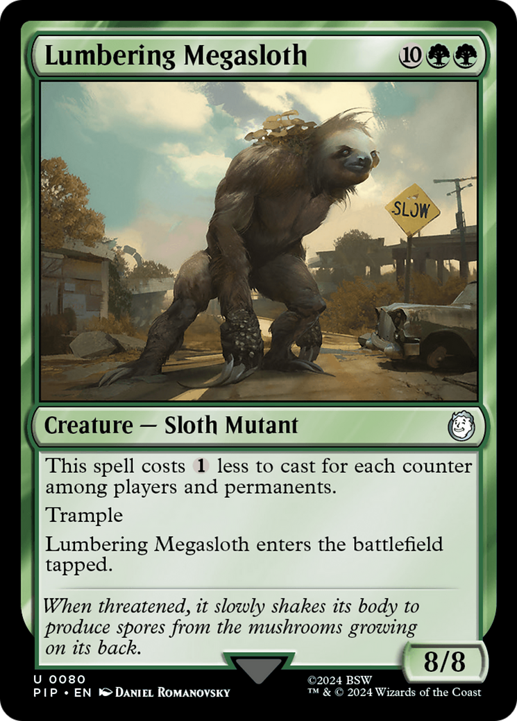 Lumbering Megasloth [Fallout] | Exor Games Truro
