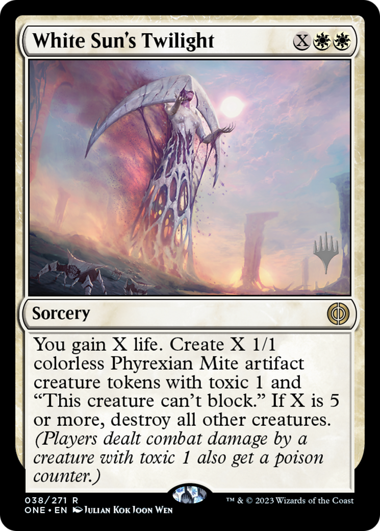 White Sun's Twilight (Promo Pack) [Phyrexia: All Will Be One Promos] | Exor Games Truro