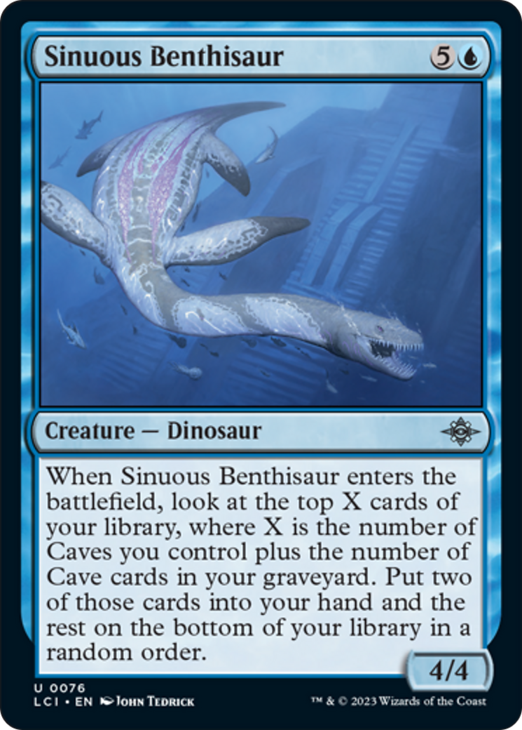 Sinuous Benthisaur [The Lost Caverns of Ixalan] | Exor Games Truro