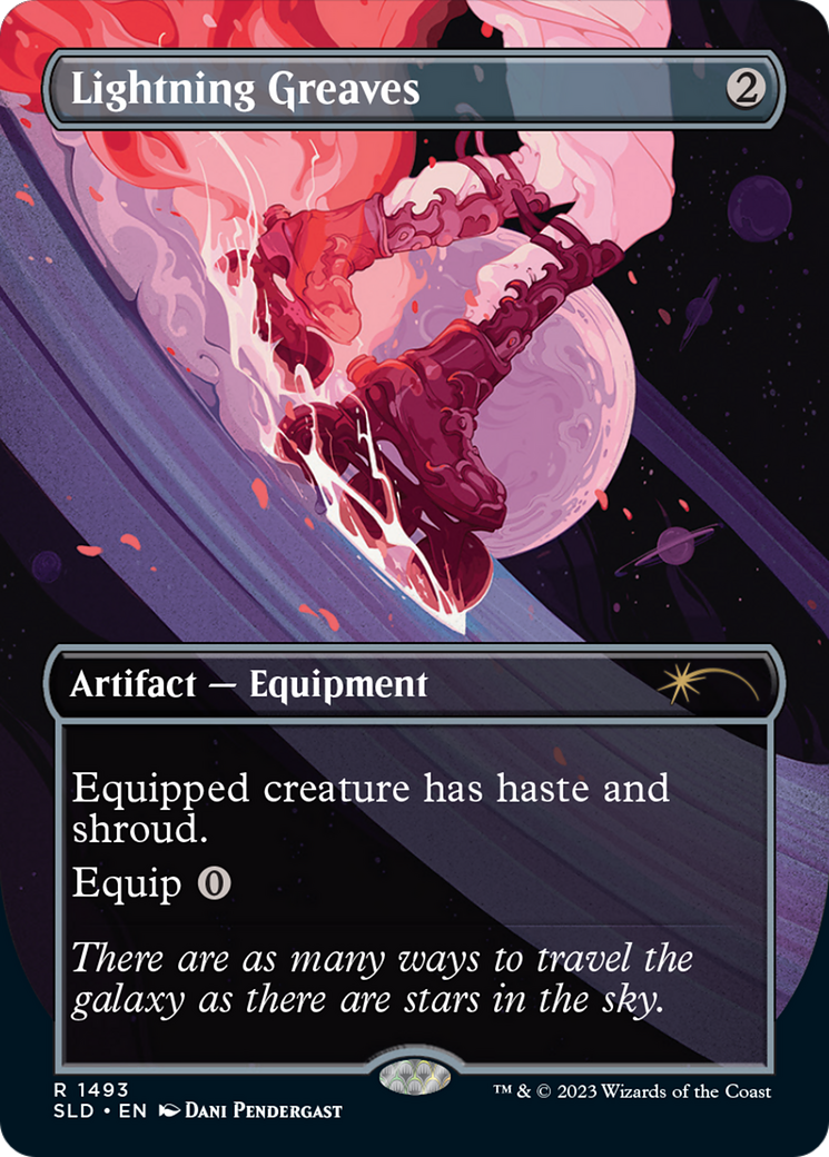 Lightning Greaves (1493) (Galaxy Foil) [Secret Lair Drop Series] | Exor Games Truro