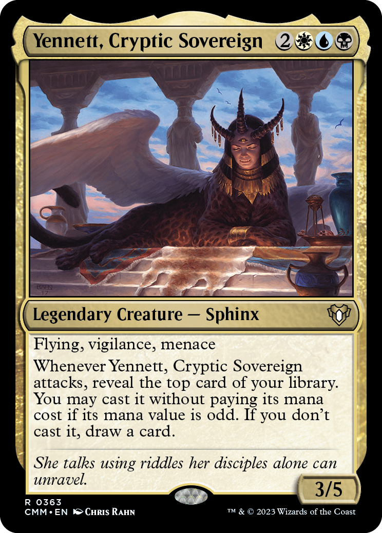 Yennett, Cryptic Sovereign [Commander Masters] | Exor Games Truro