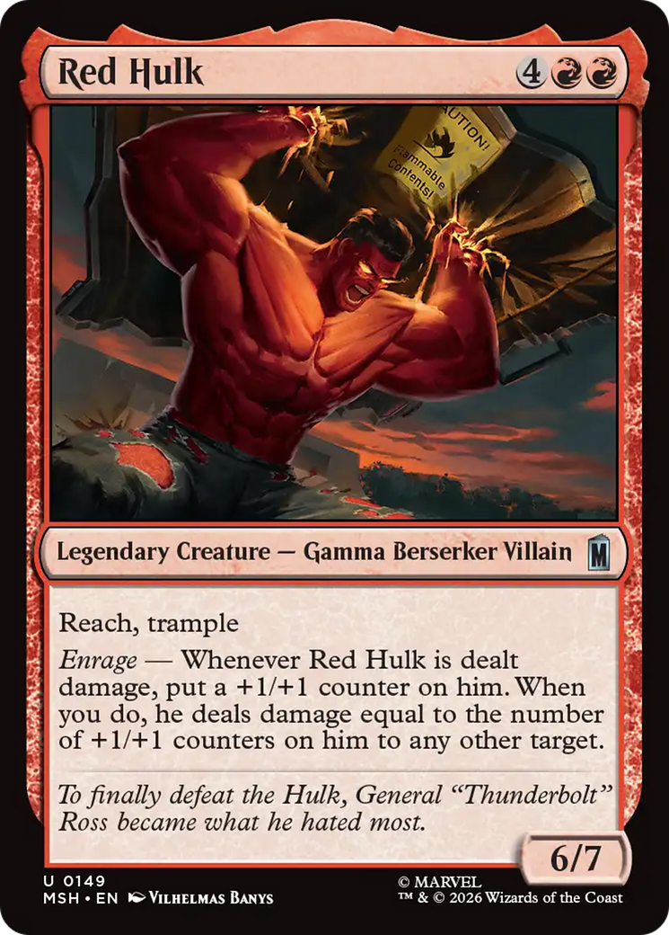 Red Hulk [Marvel Super Heroes] | Exor Games Truro