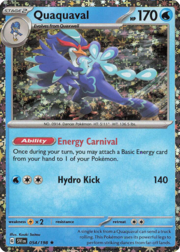 Quaquaval (054/198) (Sparkle Holo) [Miscellaneous Cards] | Exor Games Truro