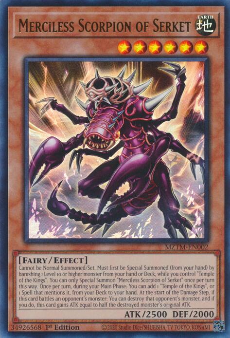 Merciless Scorpion of Serket [MZTM-EN002] Ultra Rare | Exor Games Truro