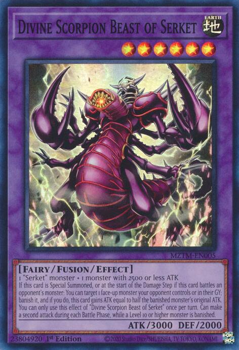Divine Scorpion Beast of Serket [MZTM-EN005] Super Rare | Exor Games Truro