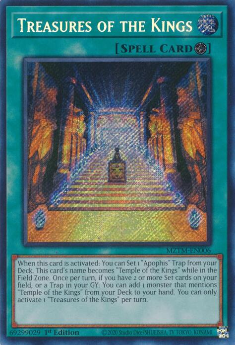 Treasures of the Kings [MZTM-EN006] Secret Rare | Exor Games Truro
