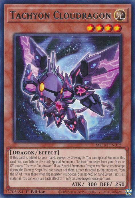 Tachyon Cloudragon [MZTM-EN012] Rare | Exor Games Truro