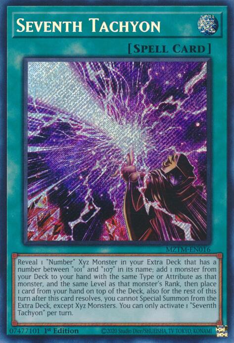 Seventh Tachyon [MZTM-EN016] Secret Rare | Exor Games Truro
