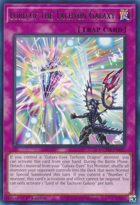 Lord of the Tachyon Galaxy [MZTM-EN017] Rare | Exor Games Truro