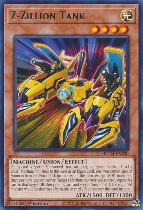 Z-Zillion Tank [MZTM-EN020] Rare | Exor Games Truro
