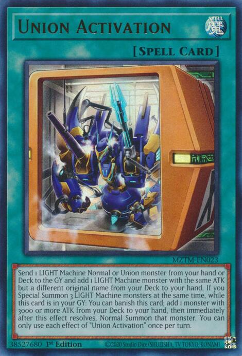 Union Activation [MZTM-EN023] Ultra Rare | Exor Games Truro