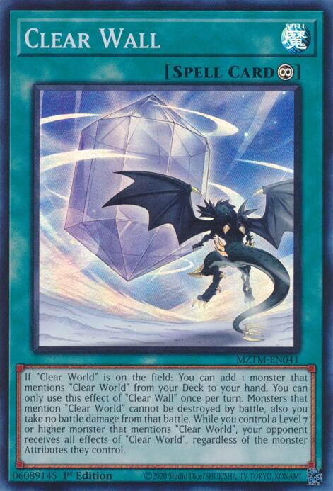 Clear Wall [MZTM-EN041] Super Rare | Exor Games Truro
