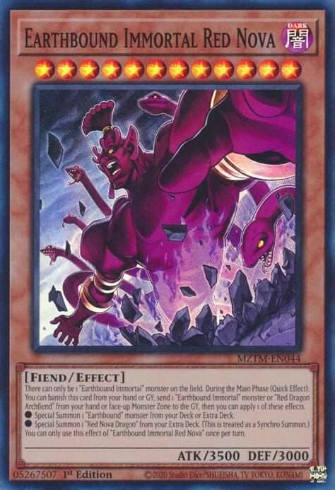 Earthbound Immortal Red Nova [MZTM-EN044] Super Rare | Exor Games Truro
