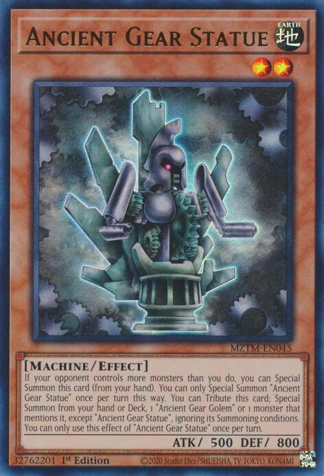 Ancient Gear Statue [MZTM-EN045] Ultra Rare | Exor Games Truro