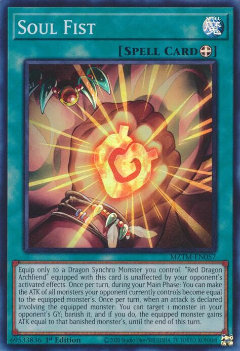 Soul Fist [MZTM-EN057] Super Rare | Exor Games Truro