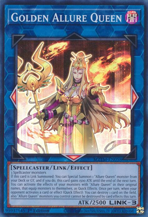 Golden Allure Queen [MZTM-EN058] Super Rare | Exor Games Truro