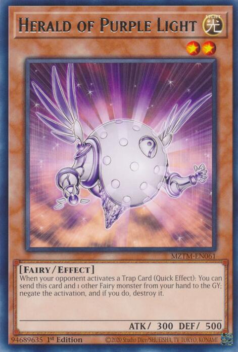 Herald of Purple Light [MZTM-EN061] Rare | Exor Games Truro