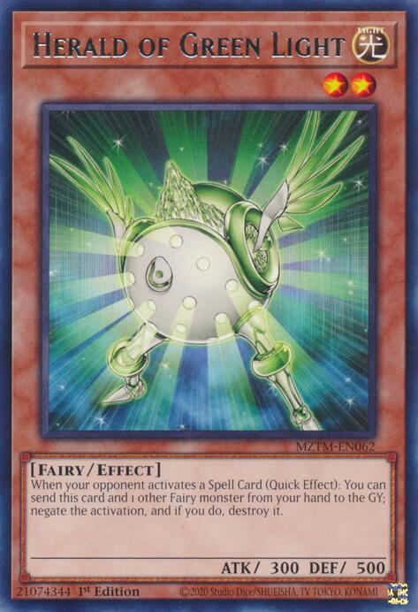 Herald of Green Light [MZTM-EN062] Rare | Exor Games Truro