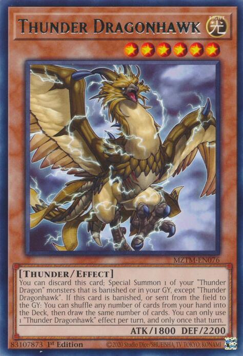 Thunder Dragonhawk [MZTM-EN076] Rare | Exor Games Truro