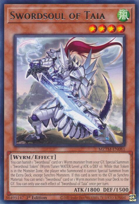 Swordsoul of Taia [MZTM-EN081] Rare | Exor Games Truro
