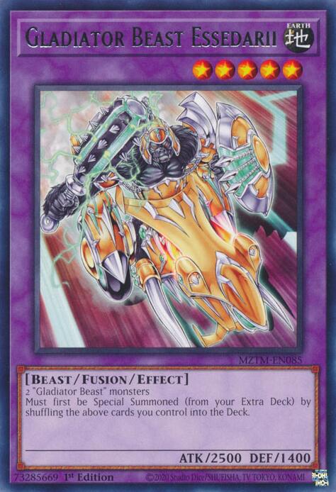 Gladiator Beast Essedarii [MZTM-EN085] Rare | Exor Games Truro