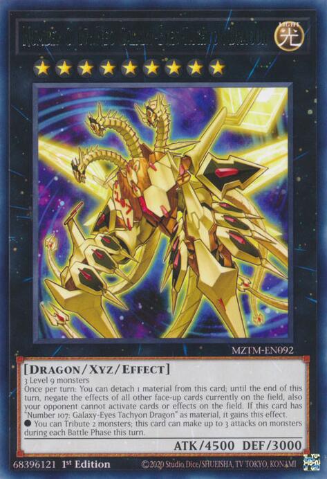 Number C107: Neo Galaxy-Eyes Tachyon Dragon [MZTM-EN092] Rare | Exor Games Truro