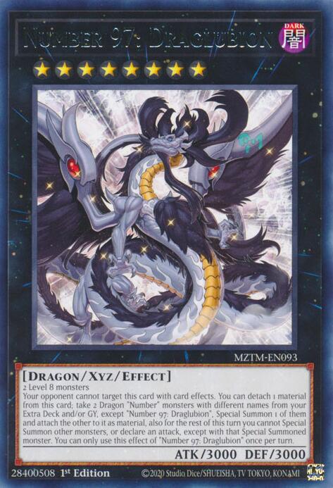 Number 97: Draglubion [MZTM-EN093] Rare | Exor Games Truro