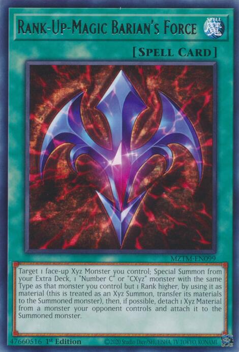 Rank-Up-Magic Barian's Force [MZTM-EN099] Rare | Exor Games Truro