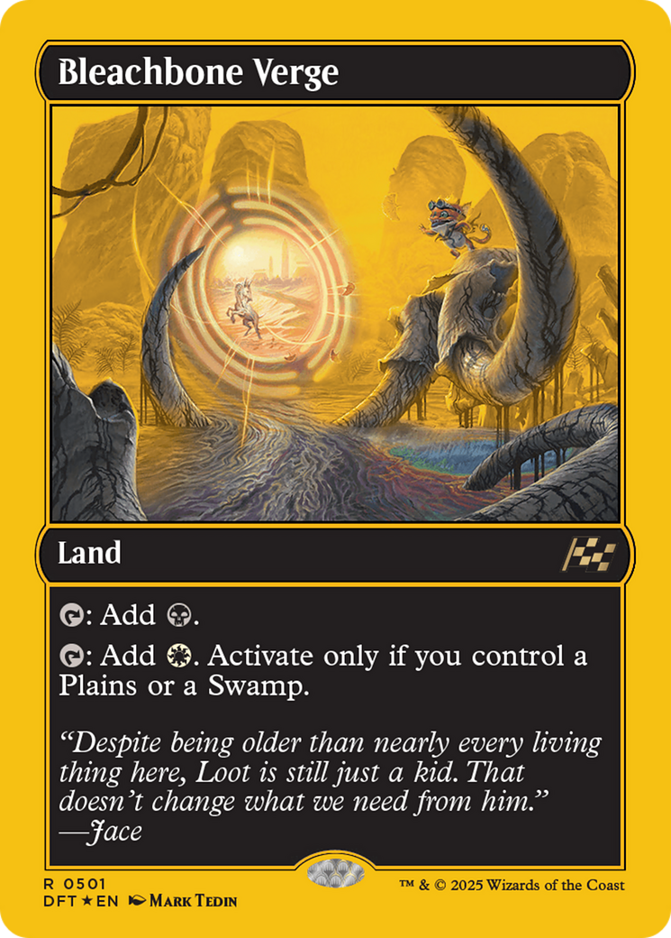 Bleachbone Verge (First-Place Foil) [Aetherdrift] | Exor Games Truro
