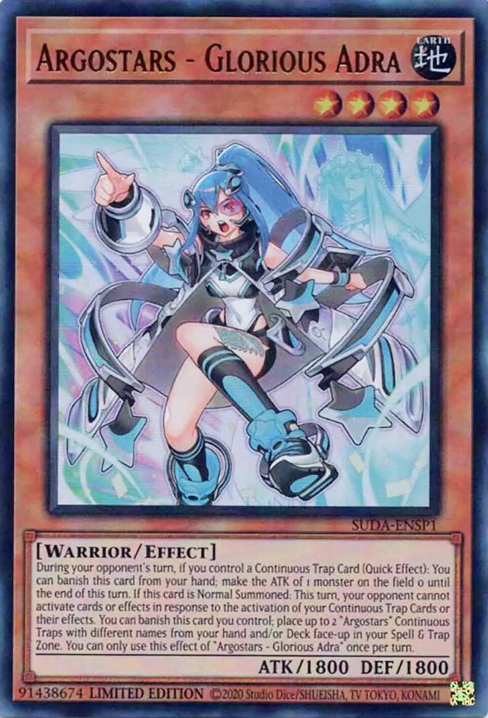 Argostars - Glorious Adra [SUDA-ENSP1] Ultra Rare | Exor Games Truro