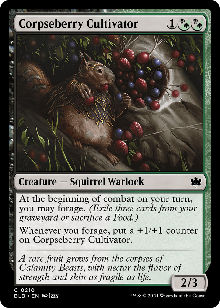 Corpseberry Cultivator [Bloomburrow] | Exor Games Truro