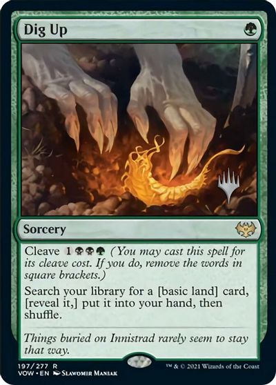 Dig Up (Promo Pack) [Innistrad: Crimson Vow Promos] | Exor Games Truro