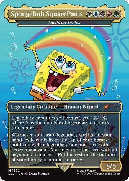 SpongeBob SquarePants - Jodah, the Unifier [Secret Lair Drop Series] | Exor Games Truro