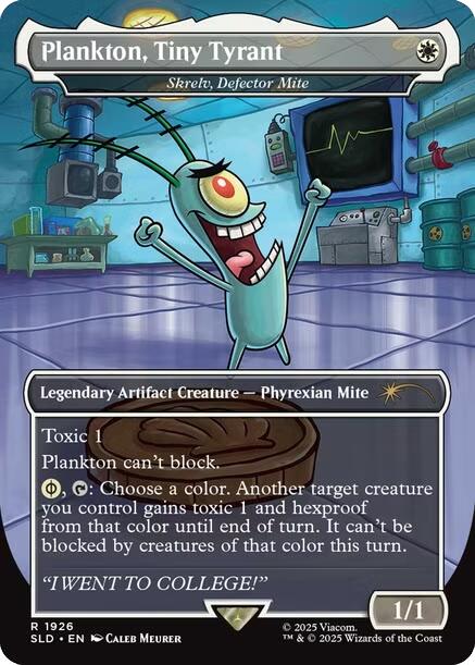 Plankton, Tiny Tyrant - Skrelv, Defector Mite [Secret Lair Drop Series] | Exor Games Truro
