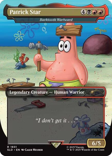 Patrick Star - Barktooth Warbeard [Secret Lair Drop Series] | Exor Games Truro