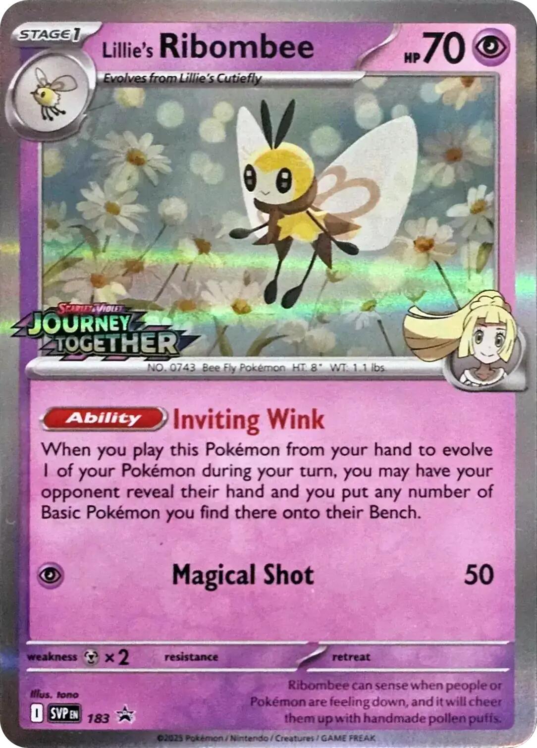 Lillie's Ribombee (183) [Scarlet & Violet: Black Star Promos] | Exor Games Truro