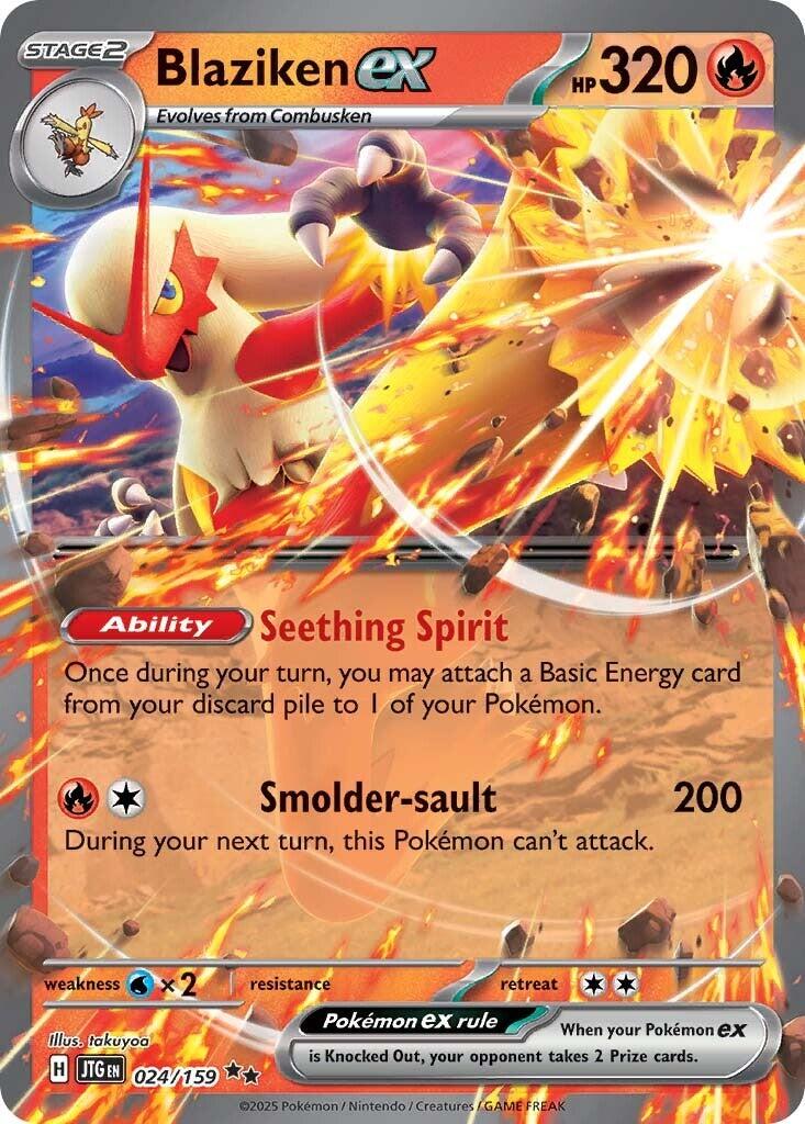 Blaziken ex (024/159) [Scarlet & Violet: Journey Together] | Exor Games Truro
