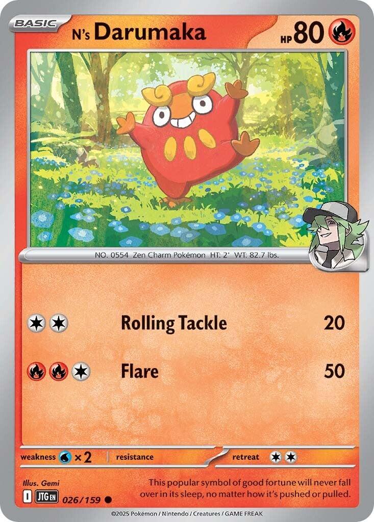 N's Darumaka (026/159) [Scarlet & Violet: Journey Together] | Exor Games Truro