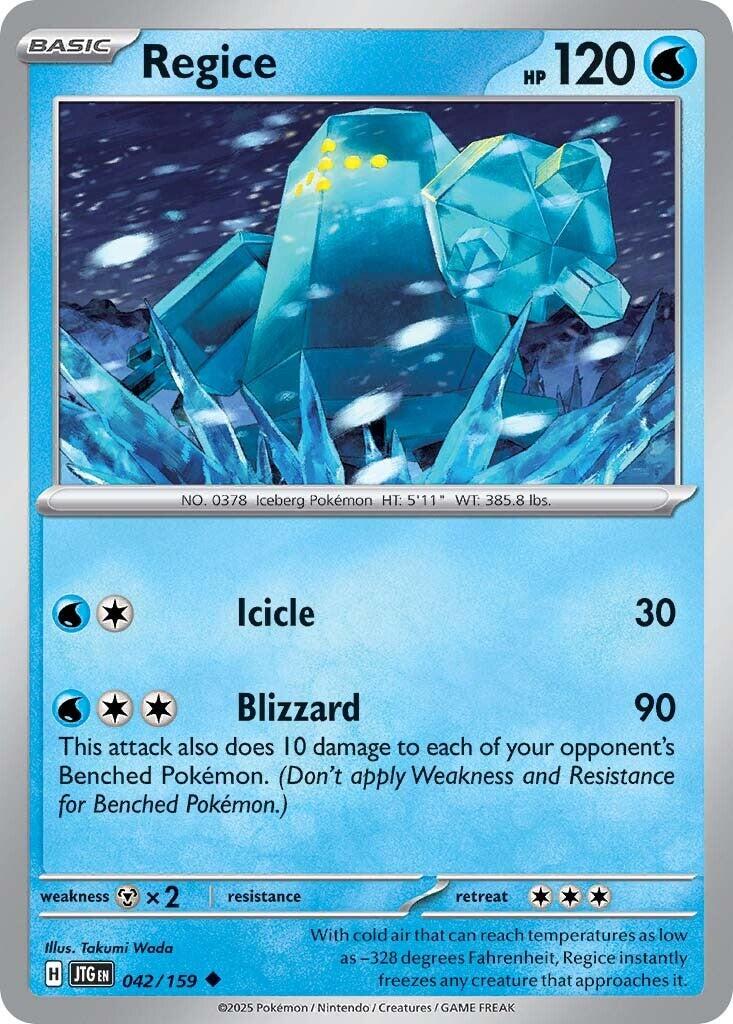 Regice (042/159) [Scarlet & Violet: Journey Together] | Exor Games Truro