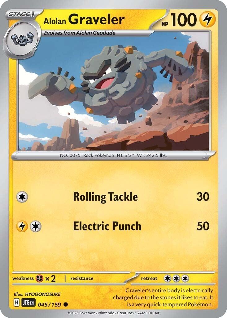Alolan Graveler (045/159) [Scarlet & Violet: Journey Together] | Exor Games Truro